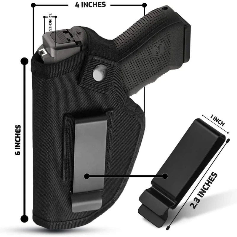 Funda ambidiestra universal OWB IWB para transporte oculto pistola