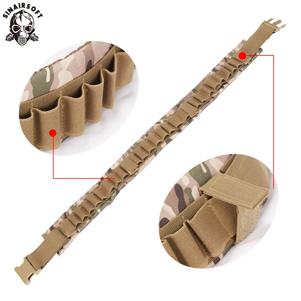 Portacartuchos táctico para cinturón – Bandolera calibres 12/20 - imagen 2