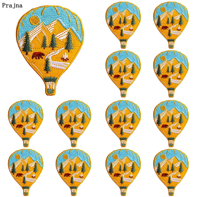 Parche bordado Prajna Van Gogh – Estampado nocturno táctico para equipamiento - imagen 3