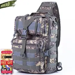 Mochila táctica MOLLE camuflaje hombre para viajes y aire libre
