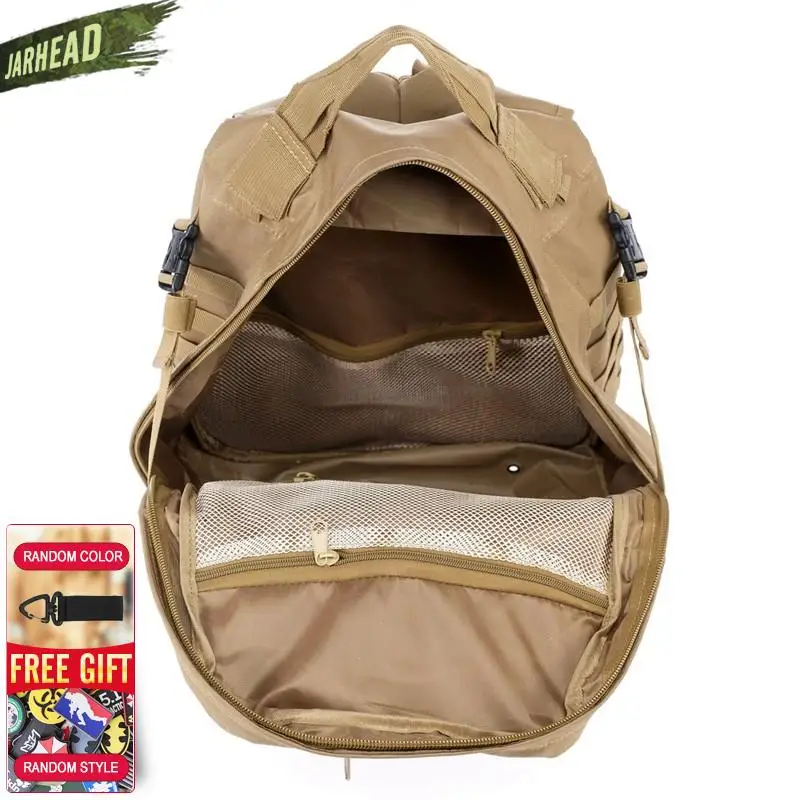 Mochila táctica impermeable gran capacidad 3P para senderismo - imagen 2