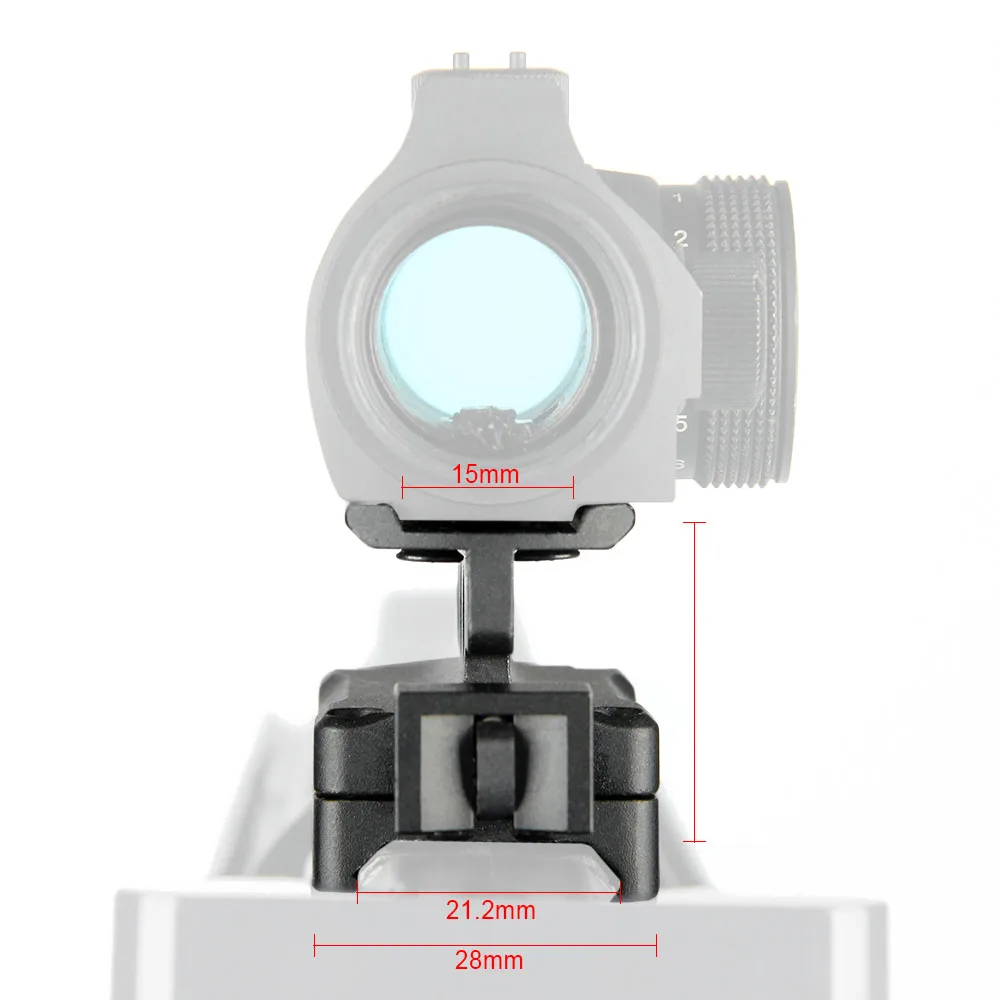 Soporte táctico para airsoft compatible con T-1 T-2 H-1 H-2 - imagen 5