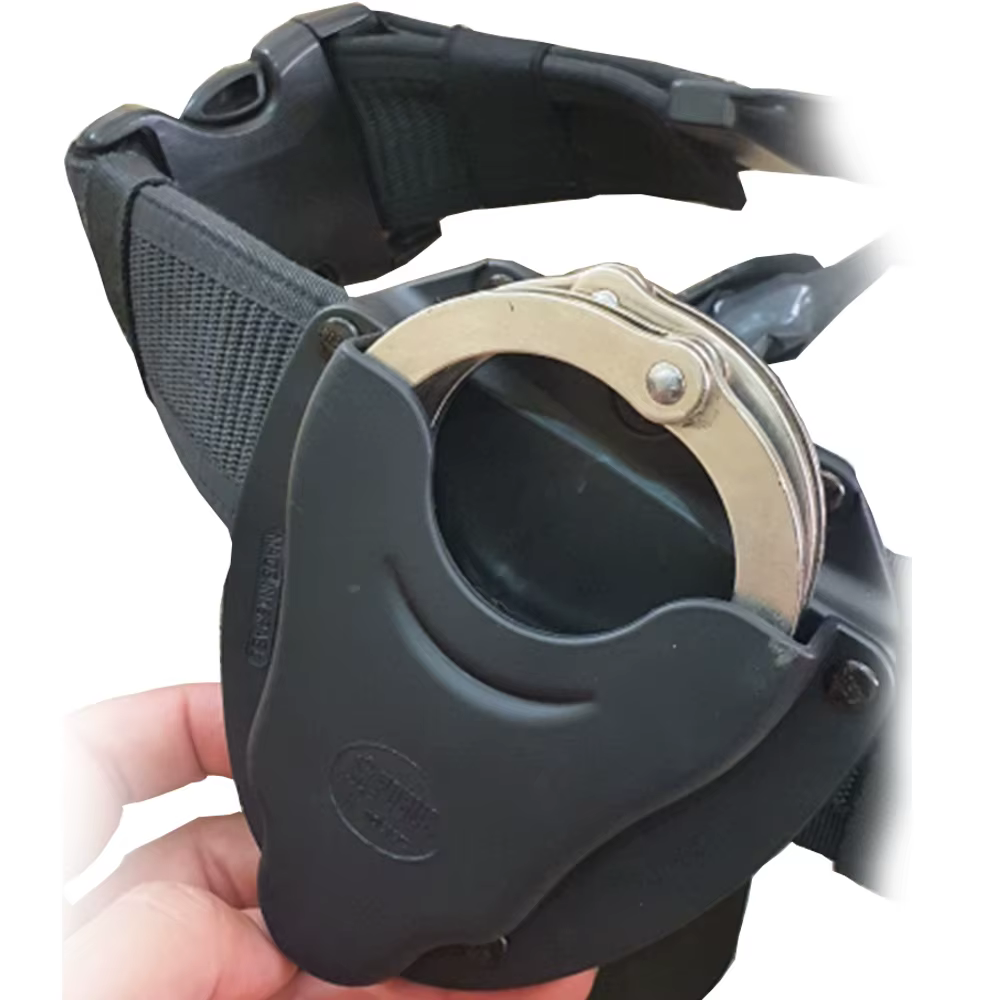 Funda táctica esposas oculta con cinturón negro - imagen 2