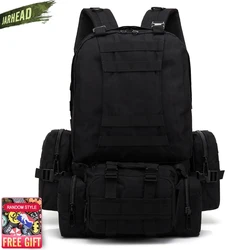 Mochila táctica MOLLE para senderismo, camping y escalada