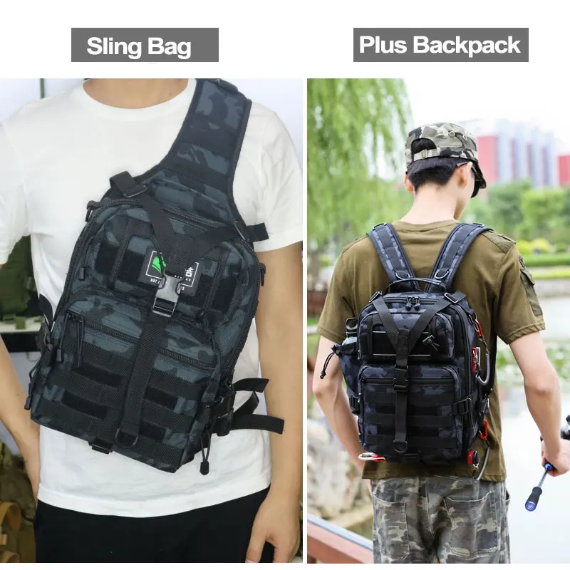 Bolsa de asalto táctica MOLLE – Mochila ripstop militar - imagen 2