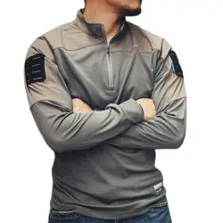 Camiseta táctica manga larga secado rápido trekking montaña