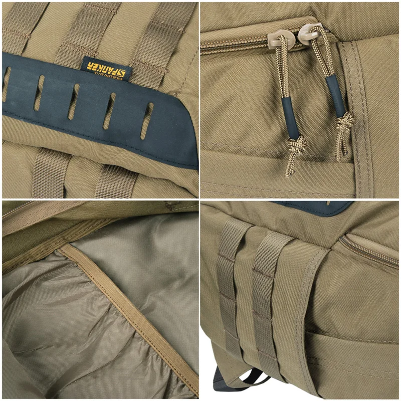 Mochila en uso durante actividad outdoor