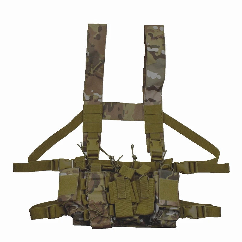 Chaleco táctico MOLLE con bolsas magnéticas para caza al aire libre - imagen 2