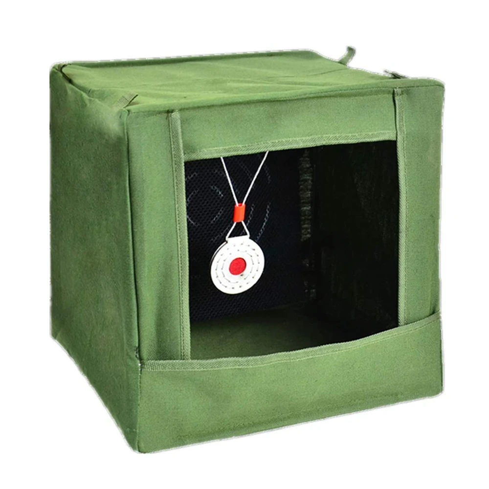 Caja de objetivo plegable y portátil para tirachinas