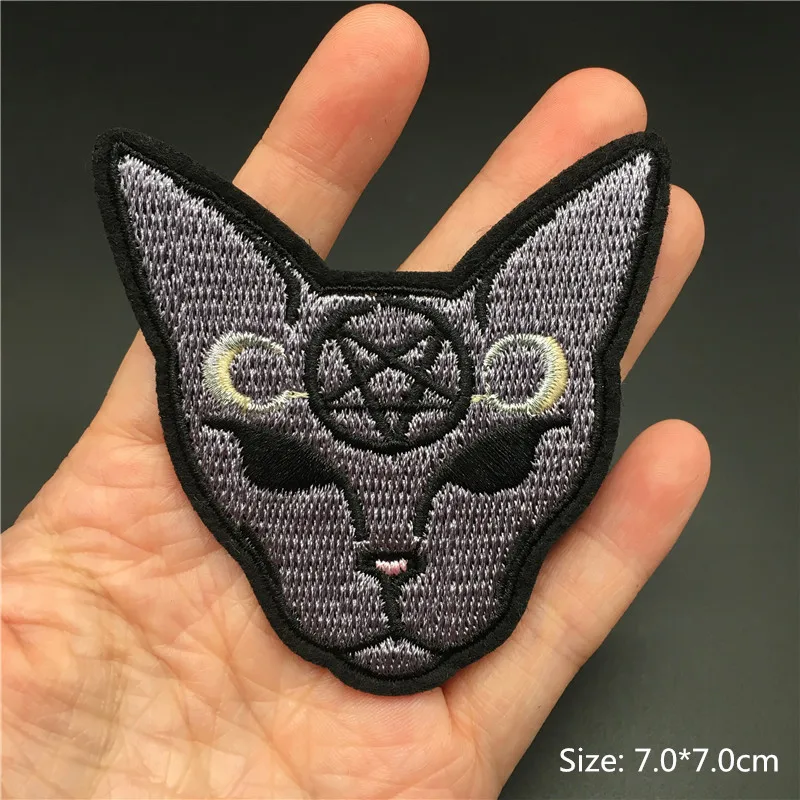 Parche Punk lobo negro – Táctico identificativo coser o planchar - imagen 2