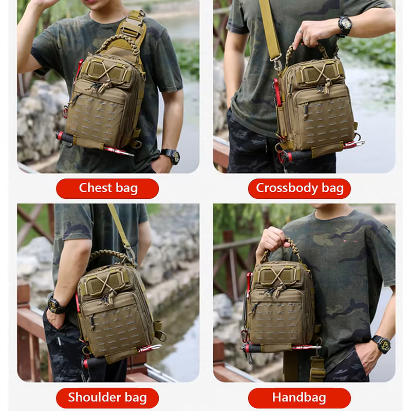 Bolsa táctica de pecho modular para camping y outdoor - imagen 5