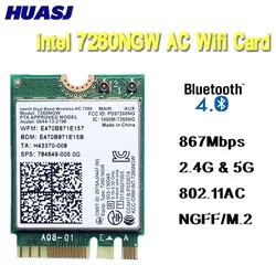 Intel 7260NGW Tarjeta WiFi M.2 Dual Band 802.11ac Bluetooth para PC