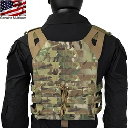 Chaleco táctico portaplacas JPC con sistema MOLLE para caza