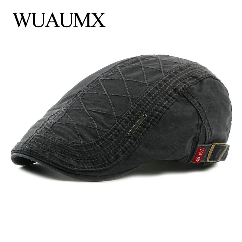 Boina táctica de algodón con visera plana unisex - imagen 2