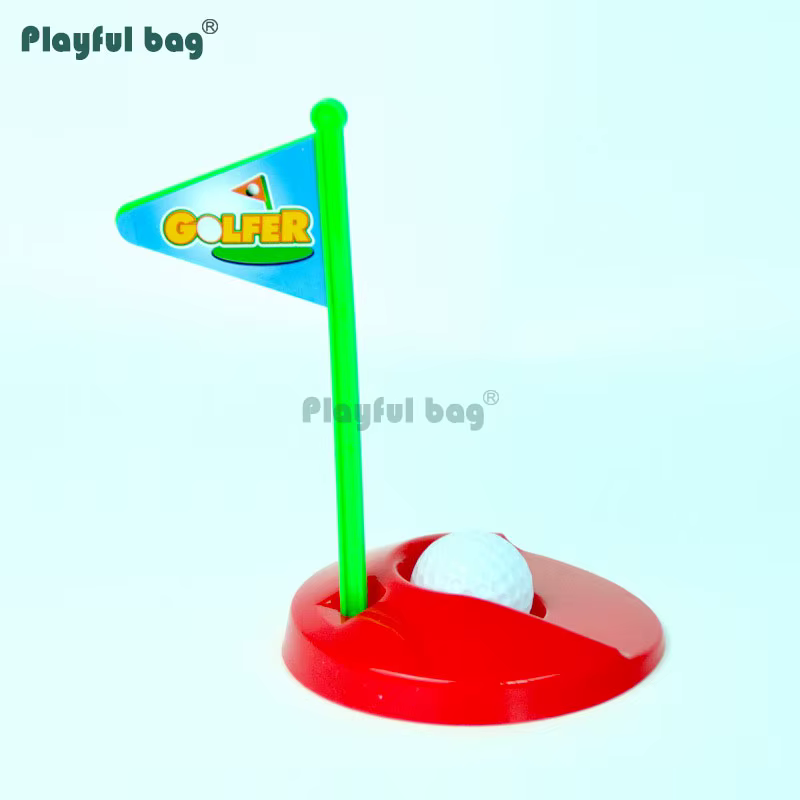 Mini juego de golf portátil con bolas y palos