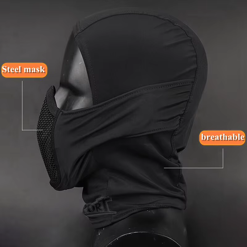CLUSGO Pasamontañas para Airsoft Balaclava táctica camuflaje - imagen 2