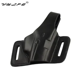 VULPO M9/92F Funda de cuero para pistola tactica con cinturon Airsoft