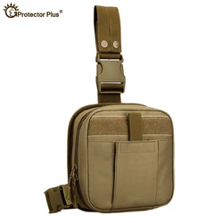 Bolsa pierna táctica MOLLE médica para primeros auxilios