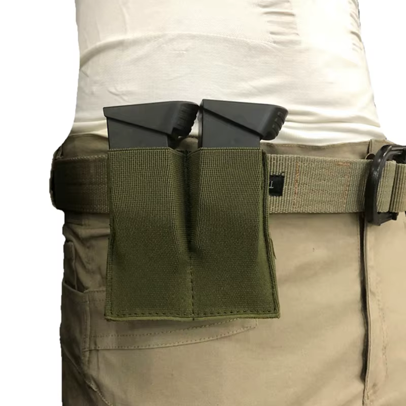 Vista de los bolsillos y el sistema de ajuste