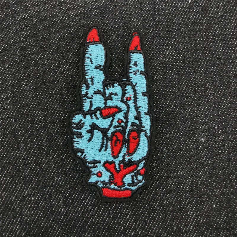 Parche bordado Rock N Roll para ropa - para coser o planchar - imagen 2