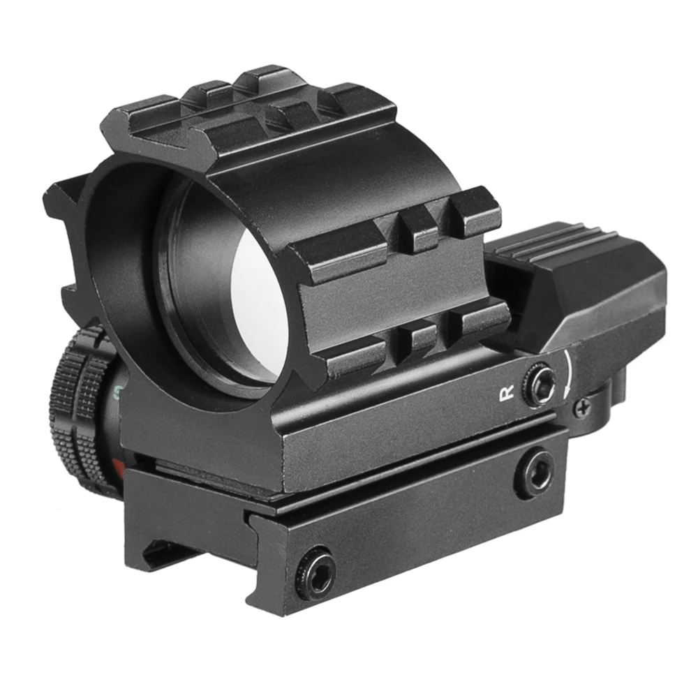 Rifle airsoft táctico con mira holográfica y punto rojo ajustable - imagen 3