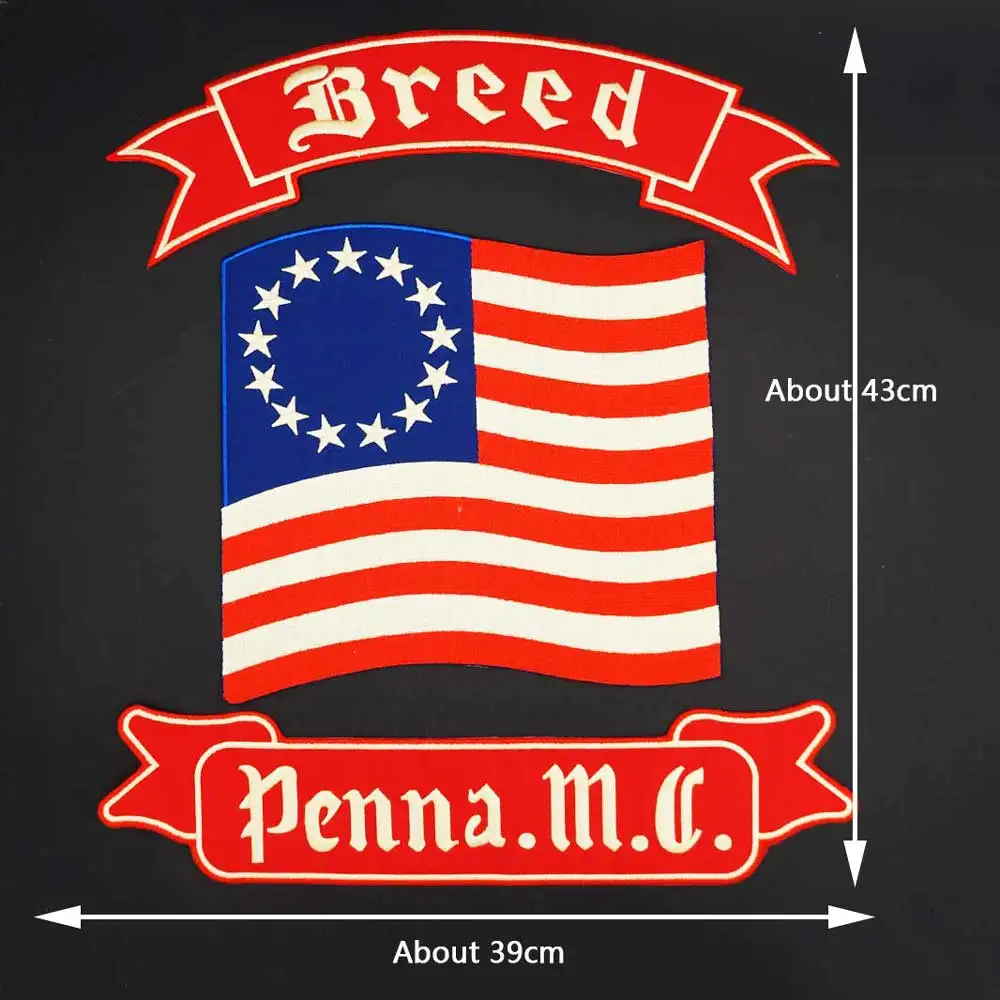 Parche Bordado Motorista Breed – Para Coser o Planchar - imagen 2