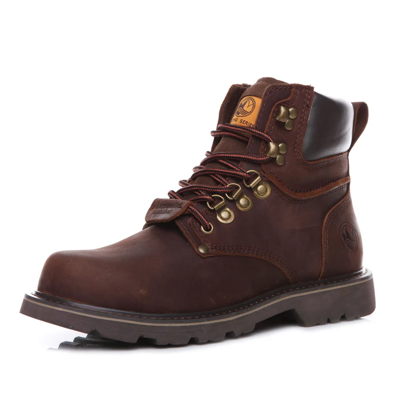 Botas de senderismo tobillo cuero impermeable – Caza Trekking táctico - imagen 3