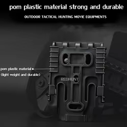 Funda muslo táctica QLS 22 – Adaptador pistola polímero