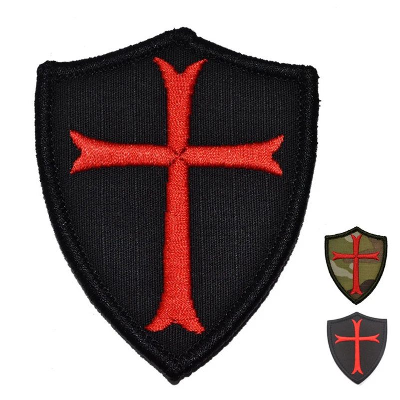 Parche bordado Templarios - PVC para chaqueta, ropa y mochila - imagen 5