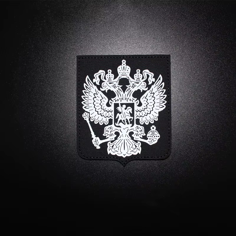Parche reflectante nailon águila – Insignia táctica adhesive para uniforme - imagen 3