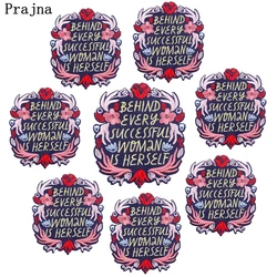 Parches bordados termoadhesivos con letras – 10 piezas para ropa