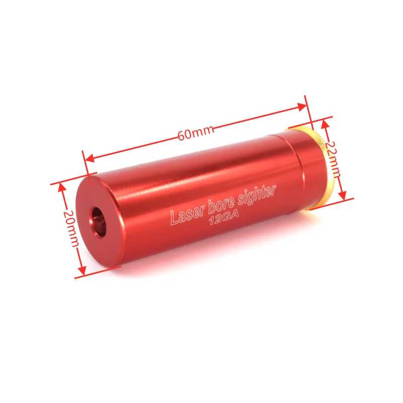 Punto láser rojo proyectado para alineación