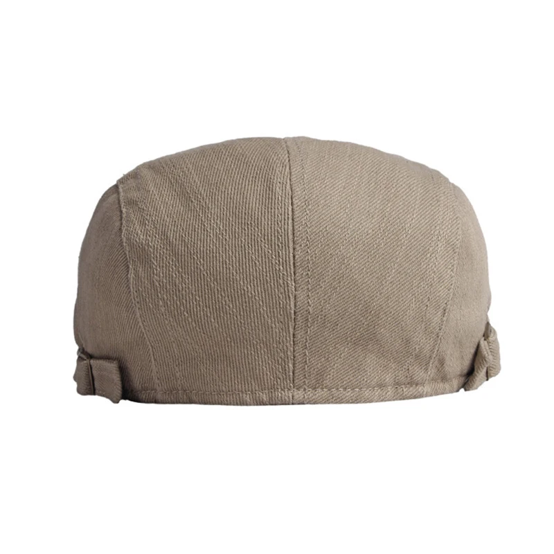 Boina gorra algodón espiga negro gris para hombre verano outdoor - imagen 2