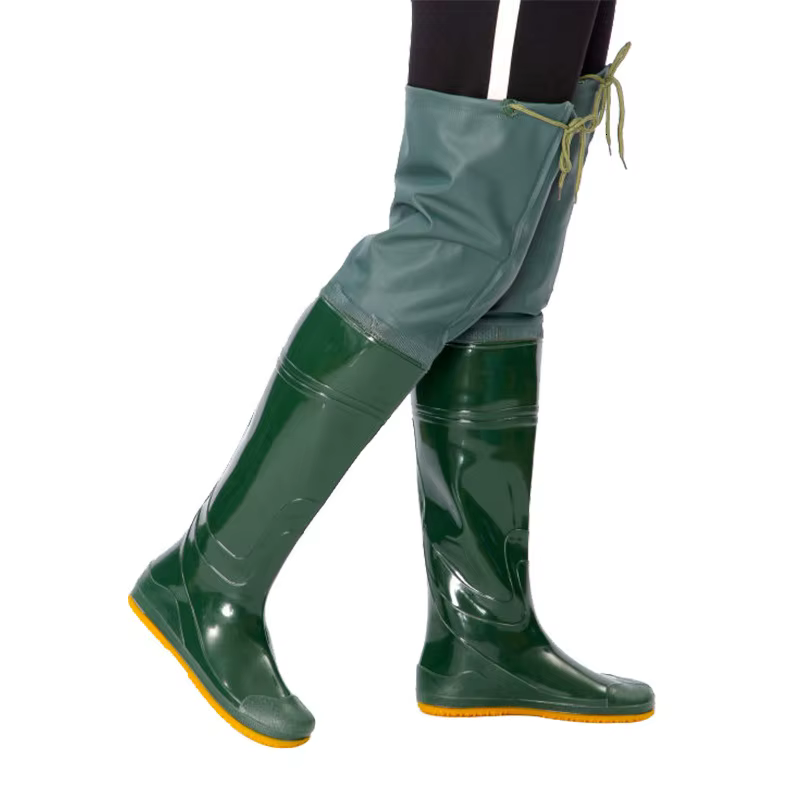 Botas lluvia profesionales impermeables antideslizantes campo pesca