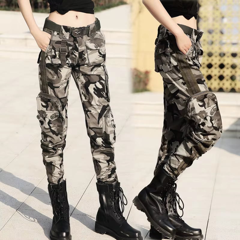 Pantalones cargo ripstop tácticos de mujer para outdoor y senderismo
