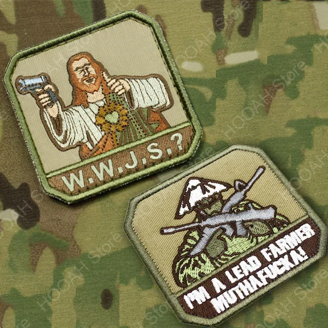 Parche militar tactico US Army - I'm a lead farmer - WWJS