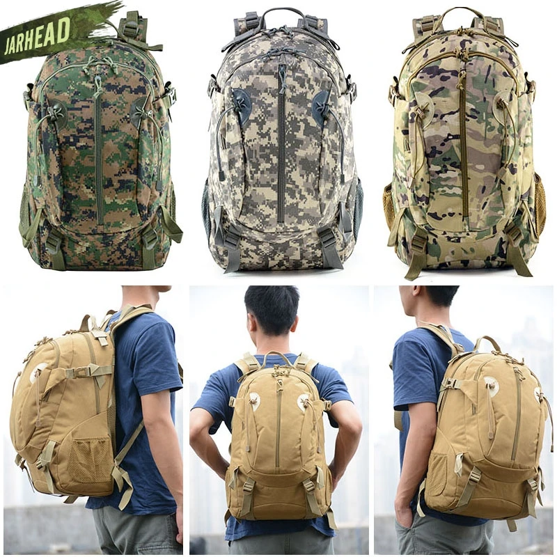 Mochila táctica asalto camuflada para escalada, senderismo y viaje - imagen 5
