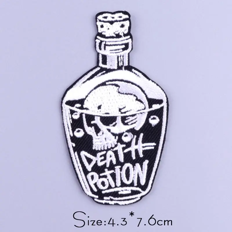 Parche táctico bordado calavera skull – Para ropa y mochilas - imagen 2