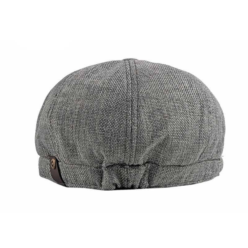 Gorra Newsboy octogonal de espiga transpirable para hombre - imagen 2