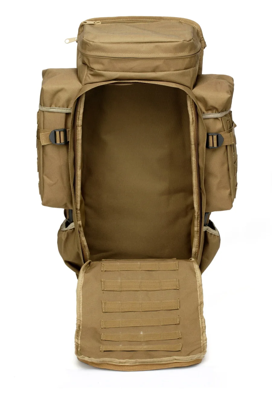 Mochila táctica de asalto 65L Camo Rusia – Fuerzas Especiales - imagen 5