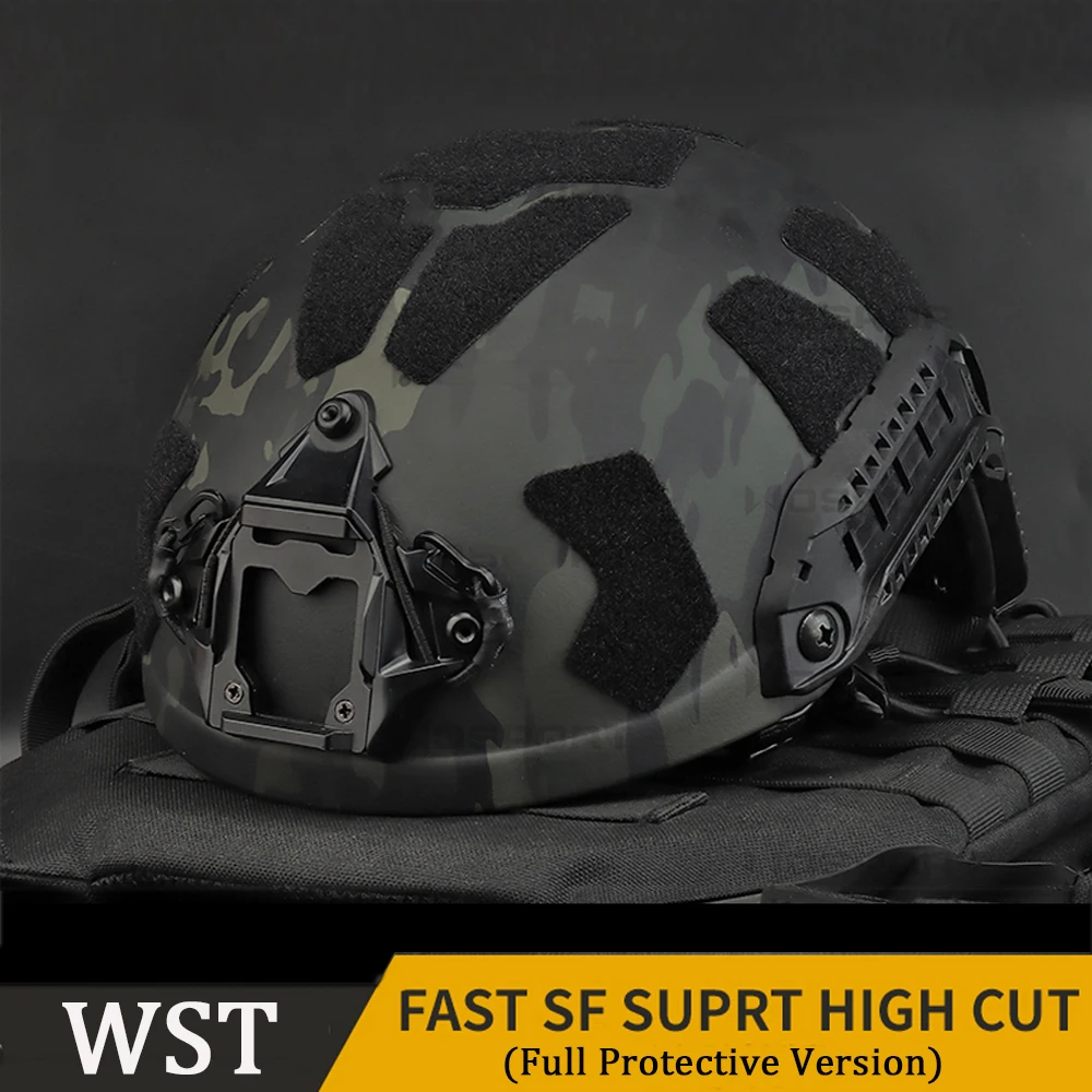 Casco táctico SUPER HIGH CUT protección ballistic Airsoft seguridad - imagen 3