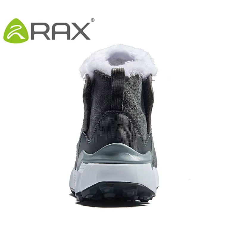 RAX botas de senderismo piel vaca forro felpa antideslizantes - imagen 3