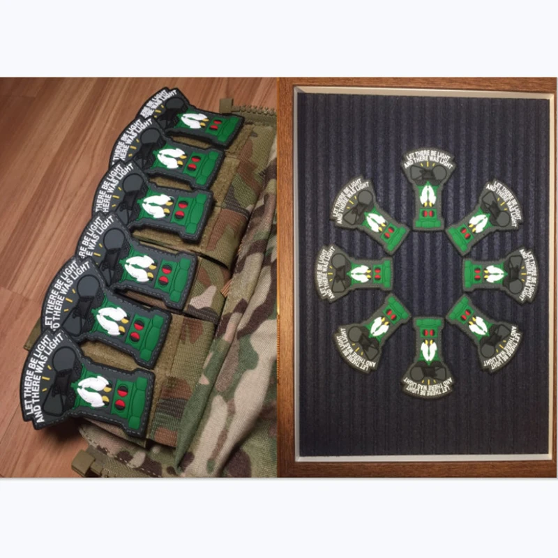 Parche 3D táctico Keep Smile MOLLE resistente para chalecos y mochilas - imagen 5