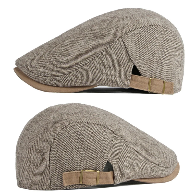 Gorra newsboy tweed retro hombre Gatsby, otoño invierno - imagen 5