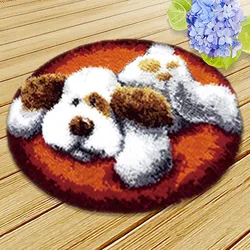 Kit latch hook animales – Alfombra tejida DIY manualidades