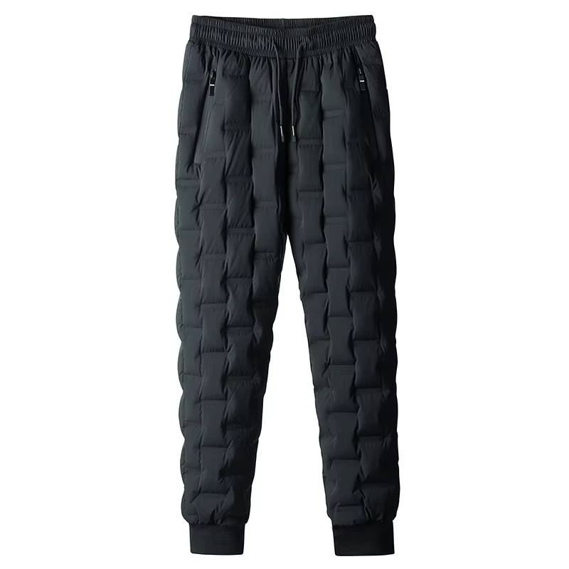 Pantalón plumón pato windbreaker hombre invierno resistencia viento - imagen 5