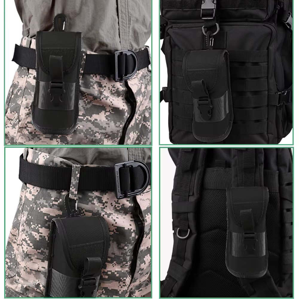 Bolsa táctica MOLLE para gafas de sol EDC riñonera exterior - imagen 4