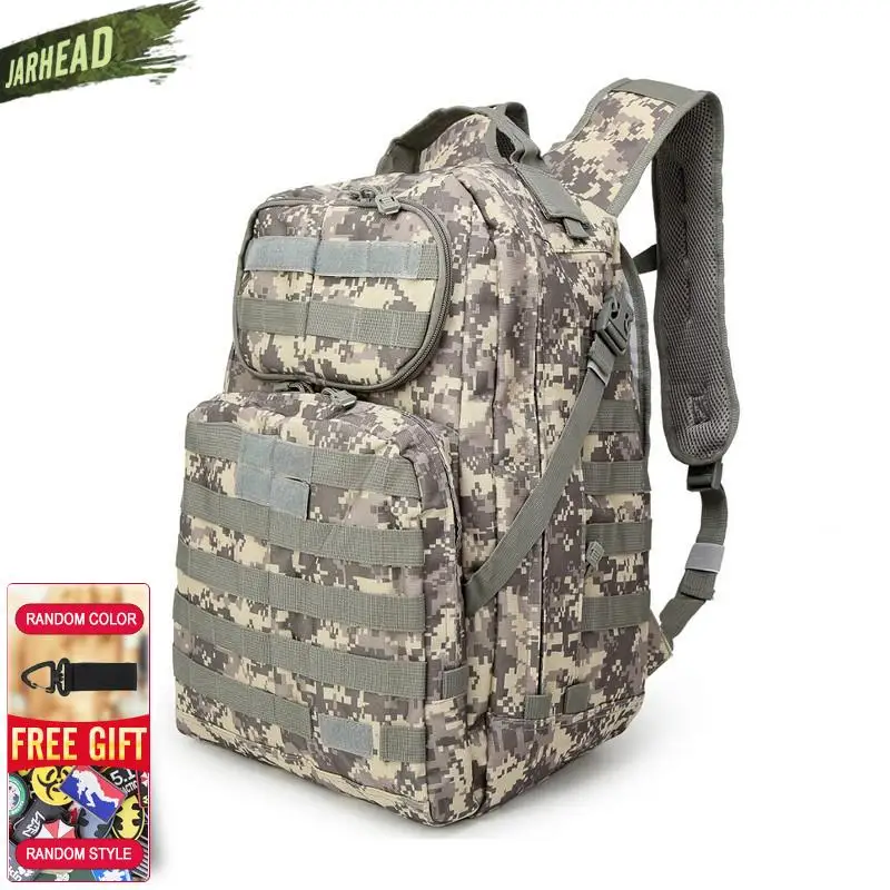 Mochila táctica impermeable gran capacidad 3P para senderismo