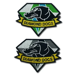 Parche bordado táctico militar con diseño diamante