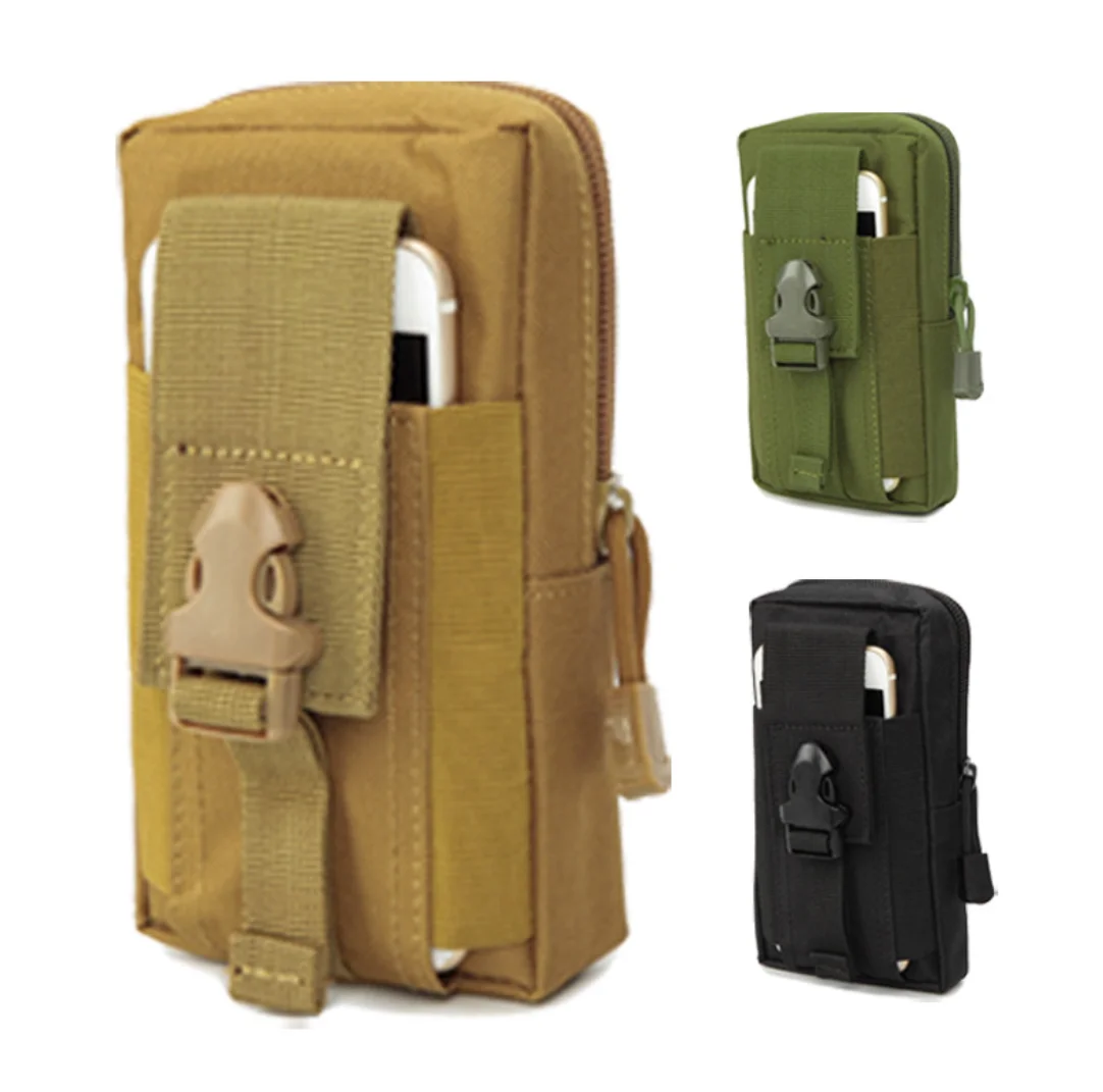 Bolsa táctica MOLLE funda teléfono móvil en cinturón de caza exterior - imagen 3